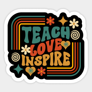 Teach Love Inspire Sticker